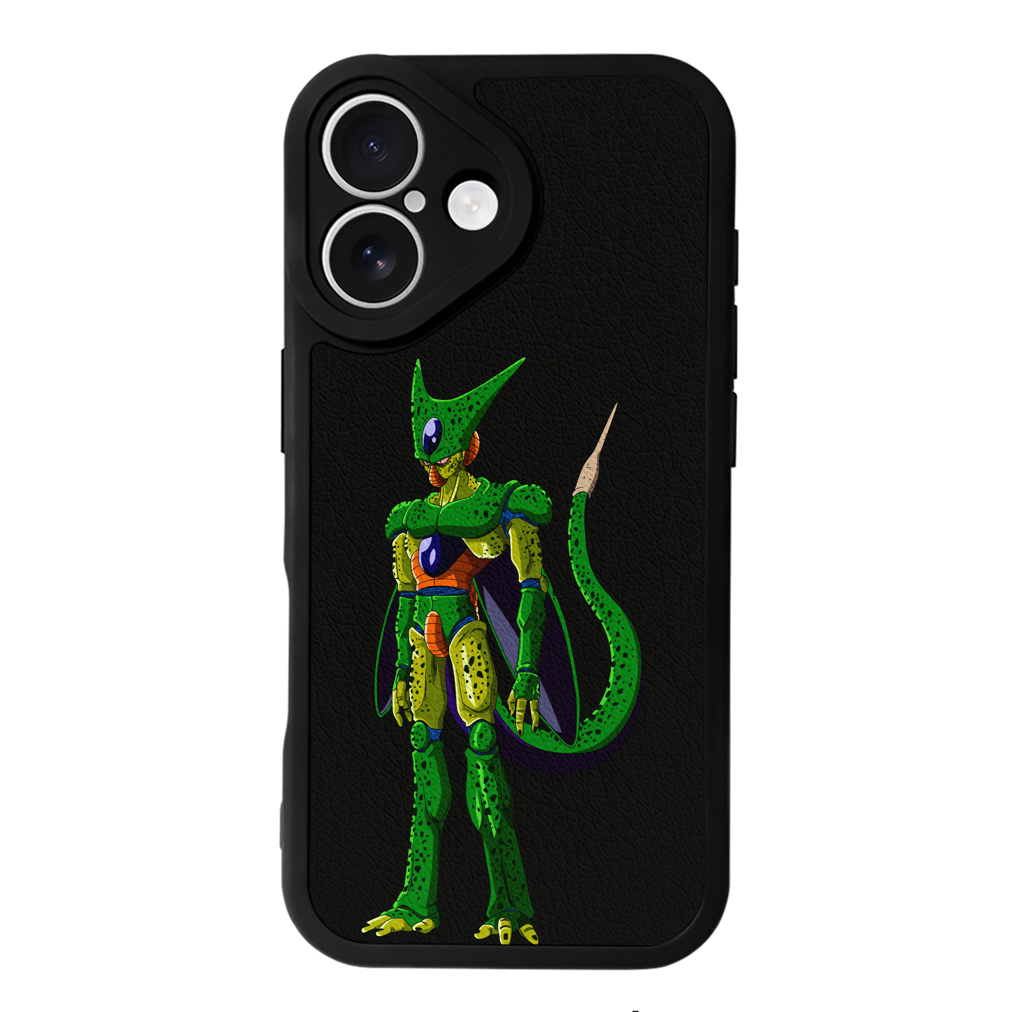（画像用） ドラゴンボール セル DRAGON BALL Cell 【iPhone 16シリーズ対応】シリコンスマホケース（レザー調） 材質：シリコン